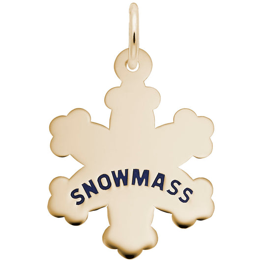 Snowmass Snowflake Charm