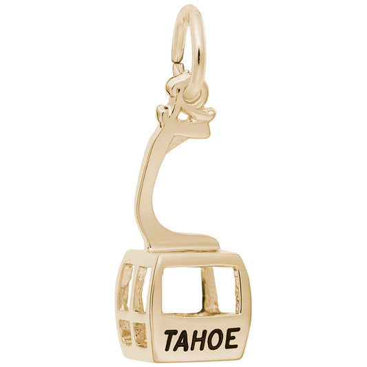Lake Tahoe Gondola Charm - Travel Souvenir Jewelry for Adventurers 8474