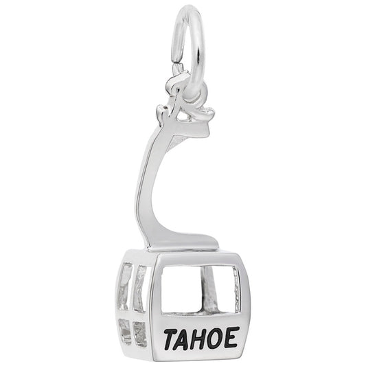 Lake Tahoe Gondola Charm - Travel Souvenir Jewelry for Adventurers 8474