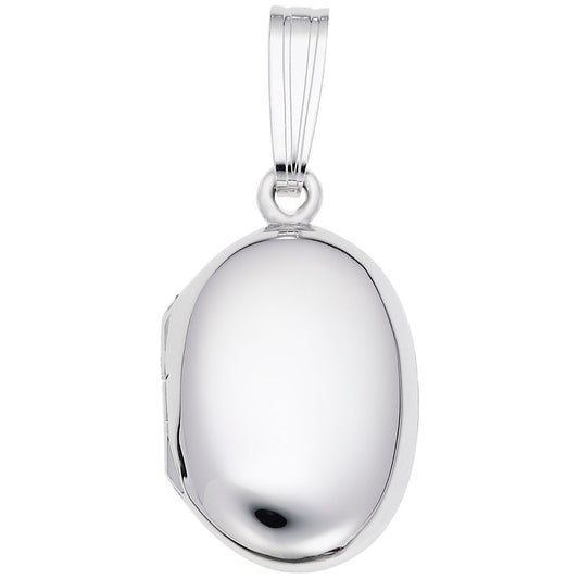 Custom Oval Locket Charm - Personalized Jewelry Keepsake Gift 8602