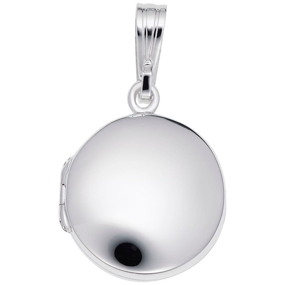 Custom Circle Locket Charm - Personalized Jewelry Keepsake 8604