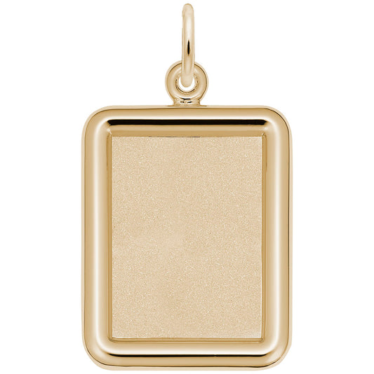 Vertical Round Corner Rectangle Photoart Charm