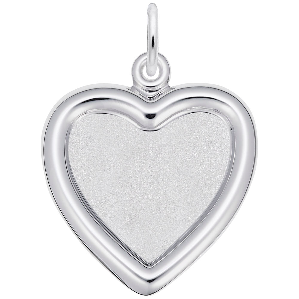 Personalized Small Heart Photo Art Charm for Memorable Moments 8613