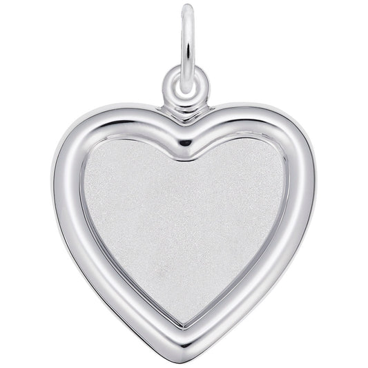 Small Heart Photoart Charm