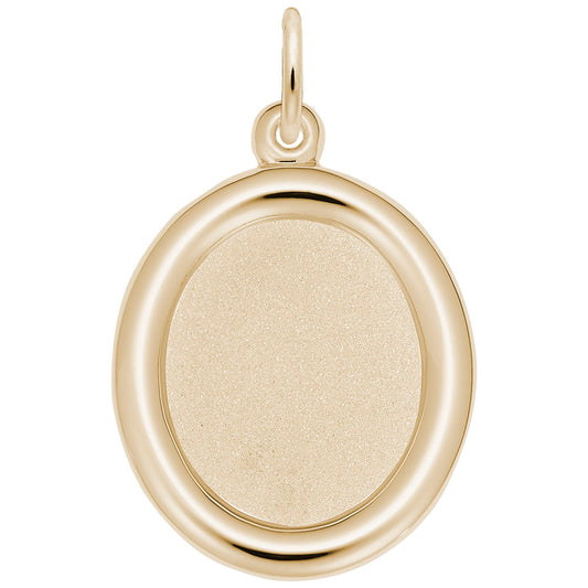 Small Oval Photoart Charm