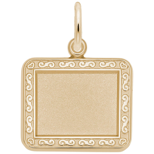 Horizontal Rectangle Scroll Photoart Charm