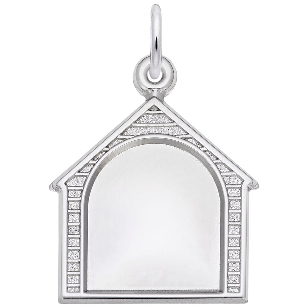 Personalized Dog House Photo Art Charm for Pet Lovers 8619