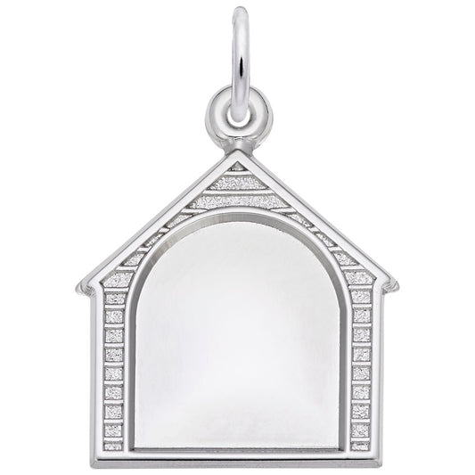 Personalized Dog House Photo Art Charm for Pet Lovers 8619