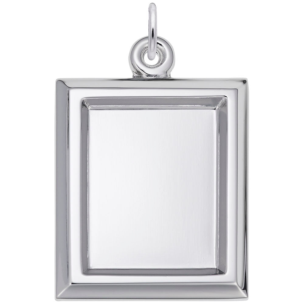 Custom Large Vertical Rectangle Photo Art Charm for Memories 8623