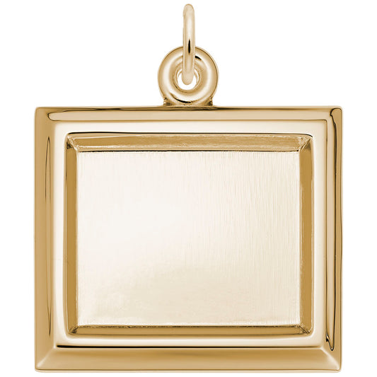 Large Horizontal Rectangle Photoart Charm