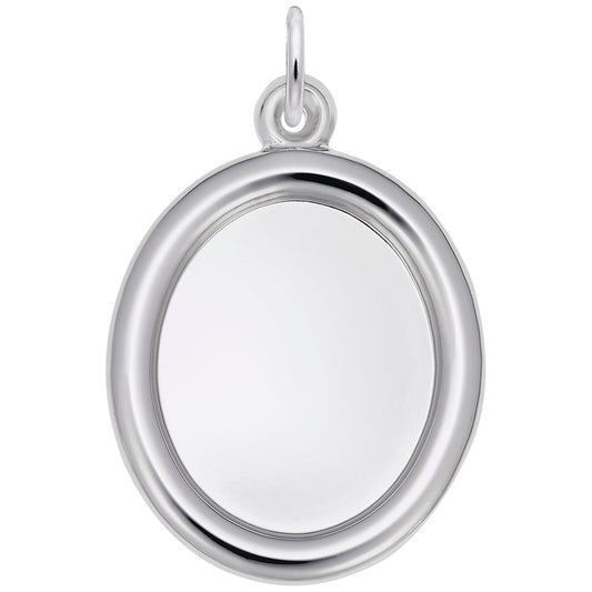 Large Oval Photoart Charm