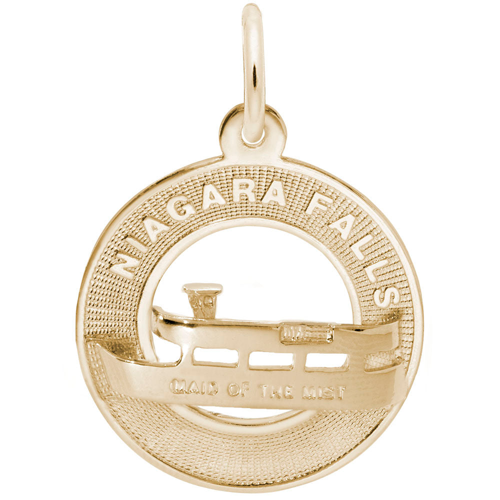 Niagara Falls Maid of the Mist Ring Charm - Travel Souvenir 8803