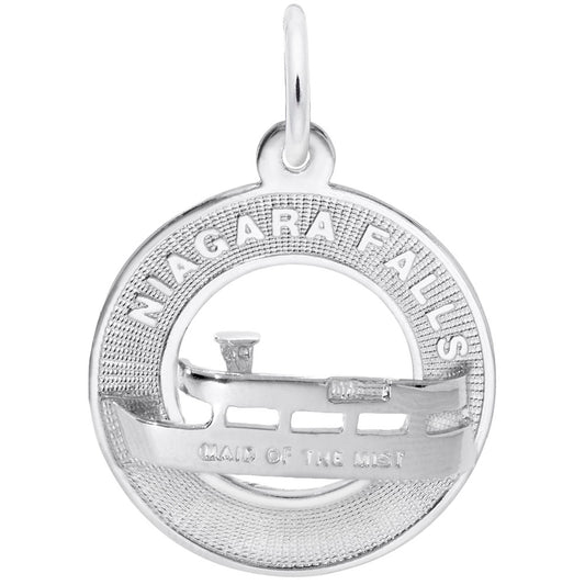 Niagara Falls Maid of the Mist Ring Charm - Travel Souvenir 8803