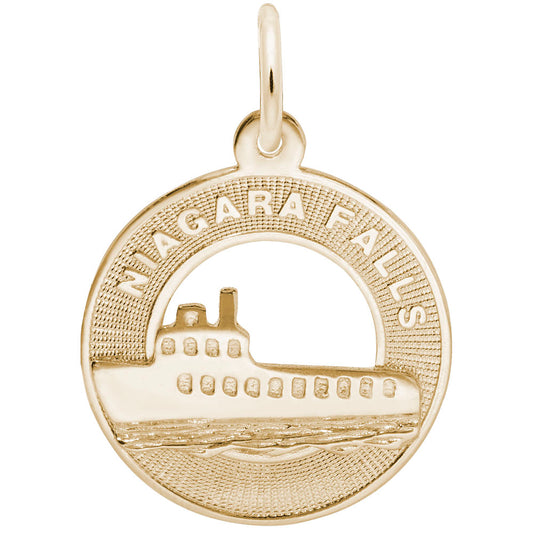 Niagara Falls Boat Ring Charm