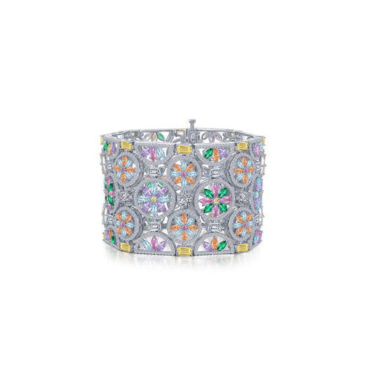 Lafonn 54.24 CTW Statement Multi-Colored Bracelet