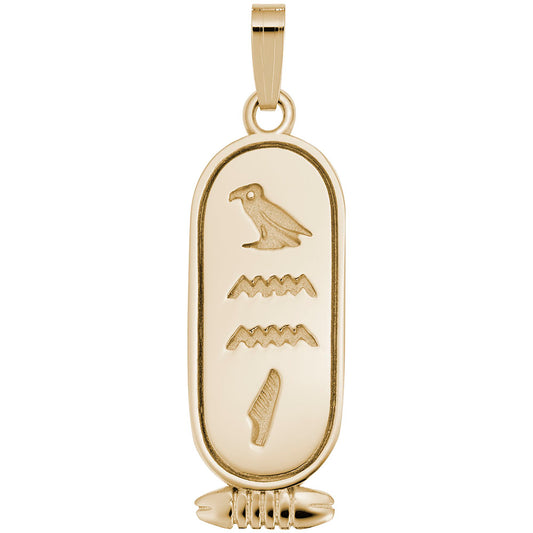 Custom Egyptian Cartouche Name Pendant Charm for Personalization 9100