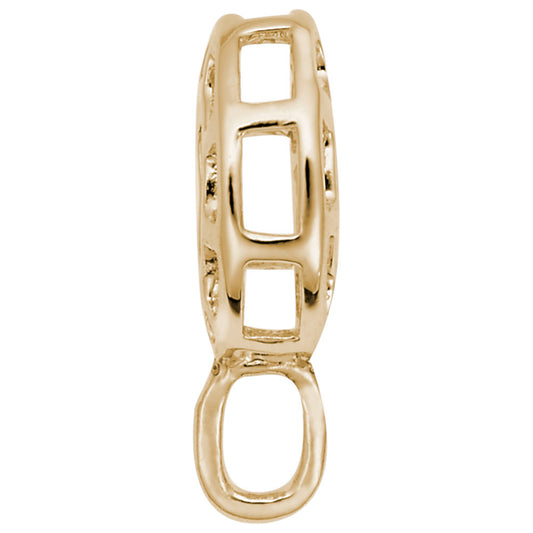 Elegant Thin Caged Charm Drop Bead Bracelet for Stylish Looks 9180