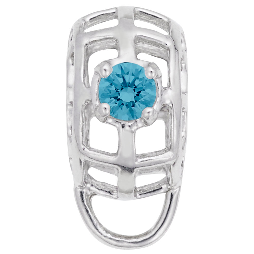 Elegant Caged Stone Charm Drop Bead Bracelet for Unique Style 9181-012