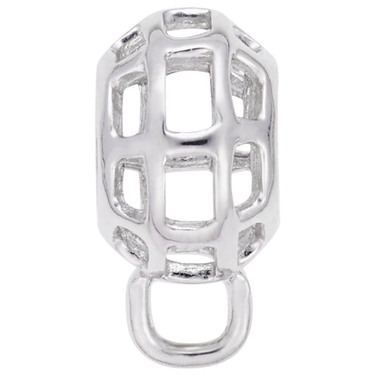Elegant Caged Charm Drop Bead Bracelet for Unique Style 9188