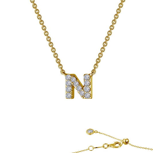 Lafonn Letter N Pendant Necklace