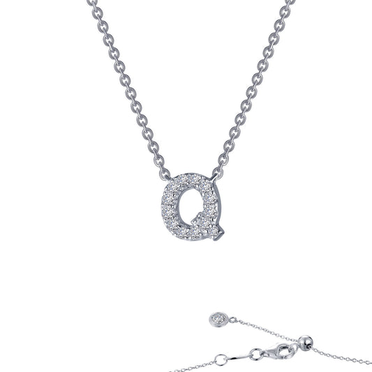 Lafonn Letter Q Pendant Necklace
