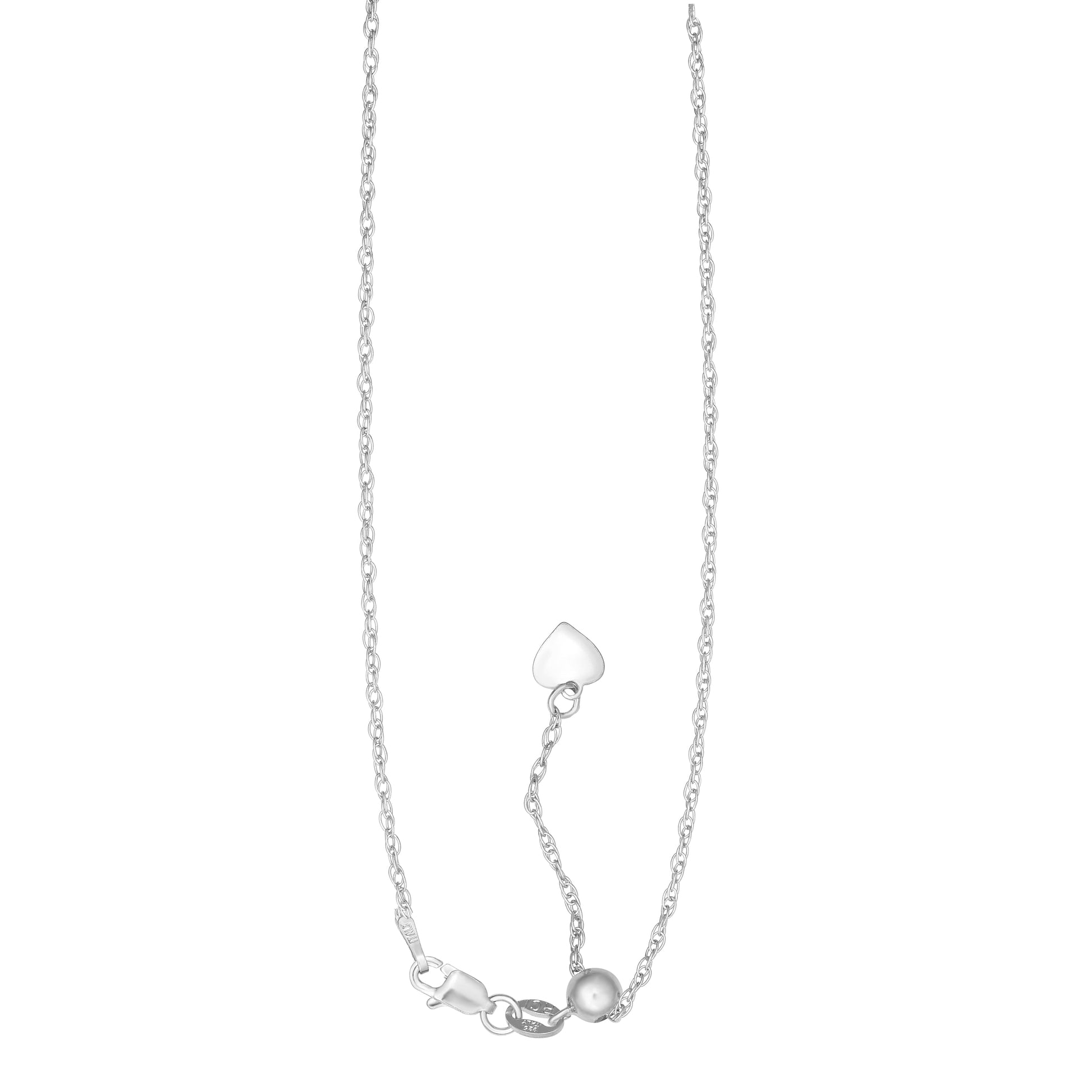Royal Chain Silver 1.5mm Adjustable Loose Rope Chain AGALR025