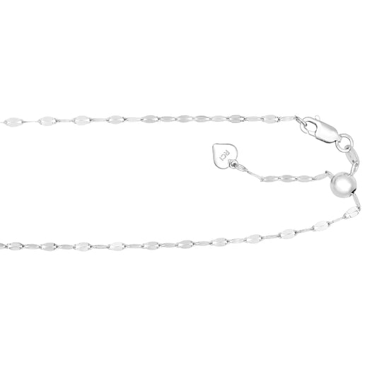 Royal Chain Silver 2.3mm Adjustable Mirror Chain AGAMR040