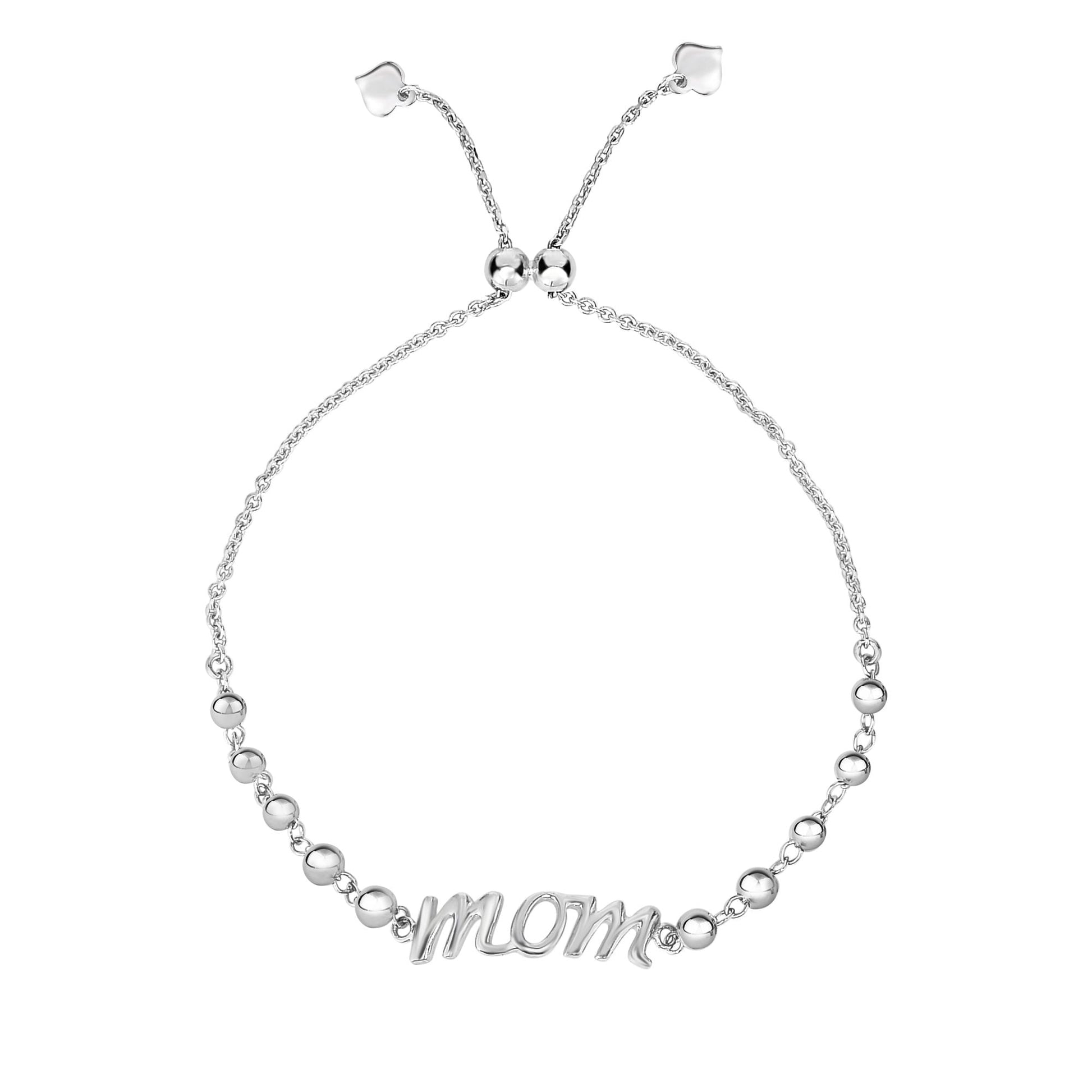 Royal Chain Sterling Silver Mom Friendship Bracelet AGBRC1798