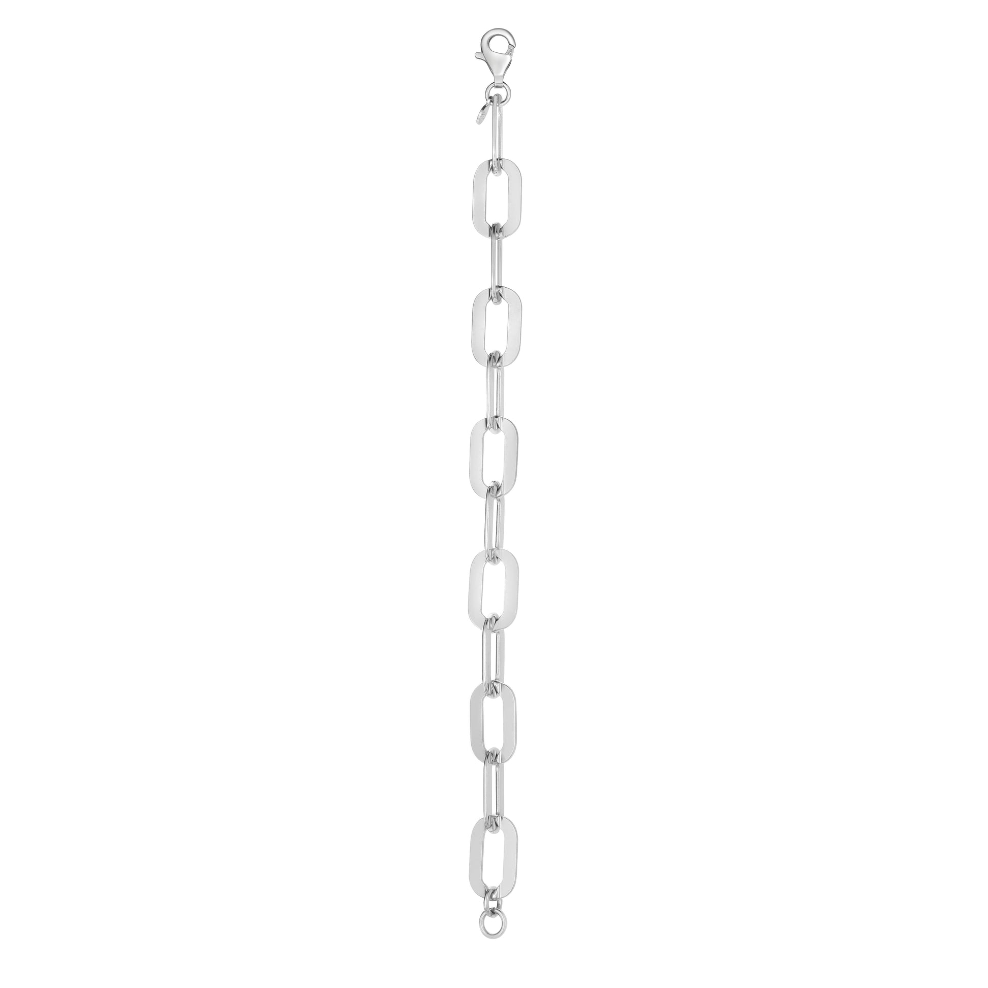 Royal Chain Sterling Silver Italian Link Paperclip Chain AGC15563