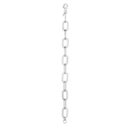 Royal Chain Sterling Silver Italian Link Paperclip Chain AGC15563