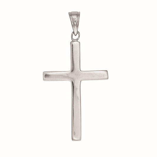 Royal Chain Silver Flat Cross AGCH768