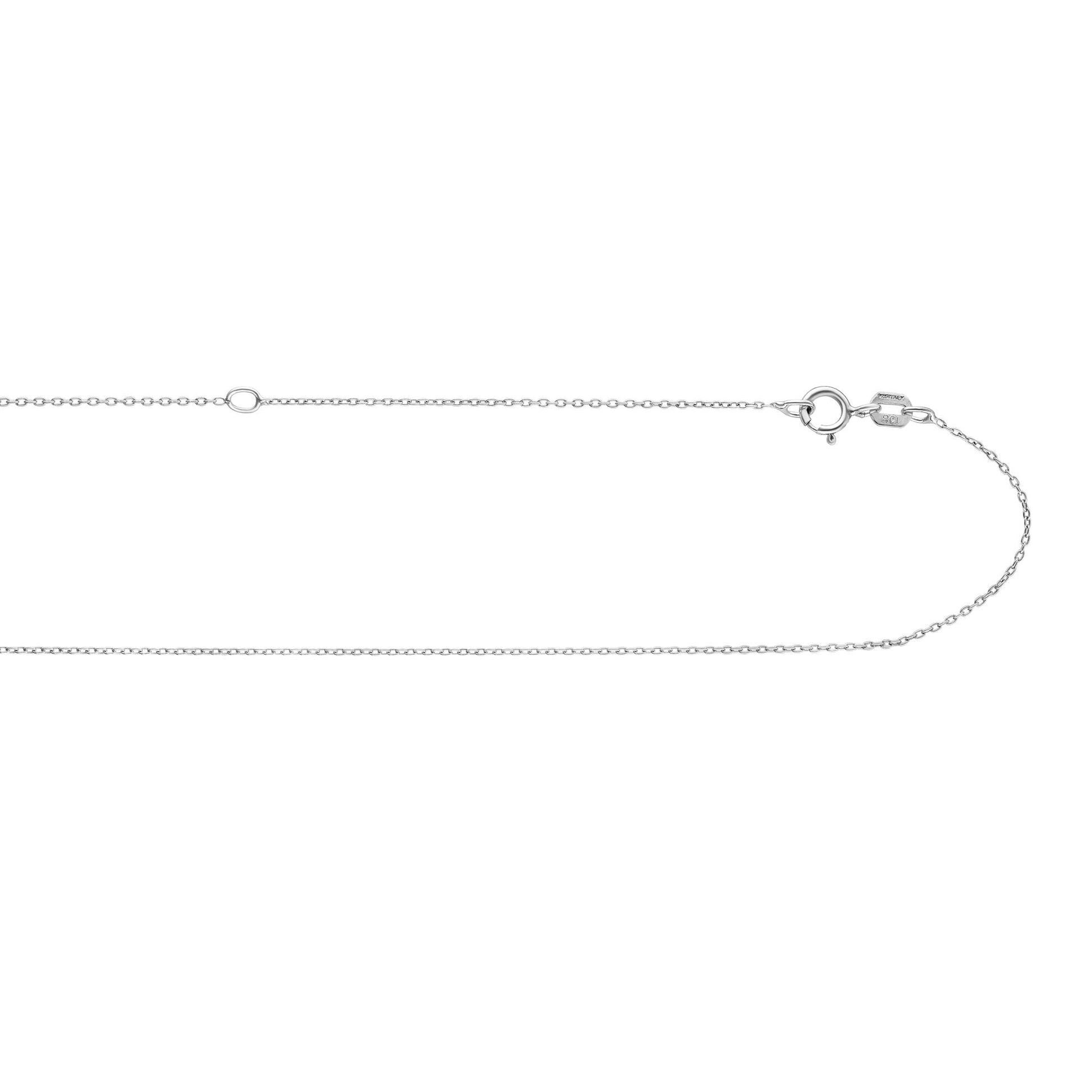 Royal Chain Silver .85mm Extendable Cable Chain AGECH4012