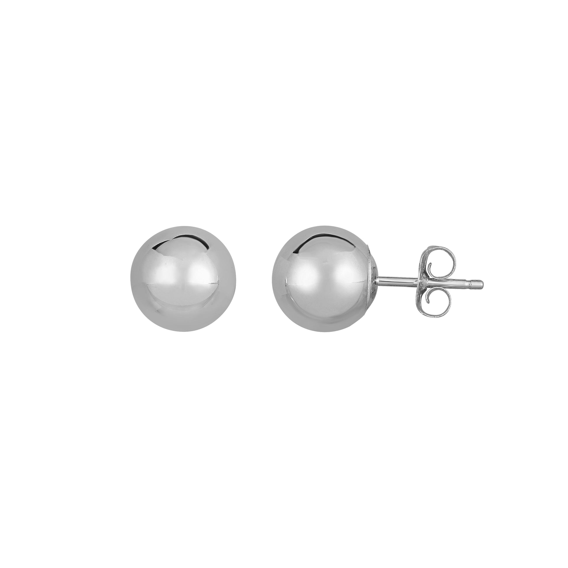 Royal Chain Silver Ball Earring AGM