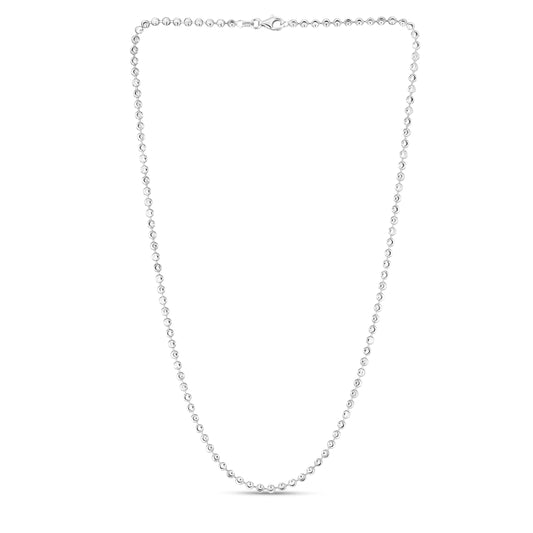 Royal Chain Sterling Silver 3mm Moon-cut Bead Chain AGMOON300
