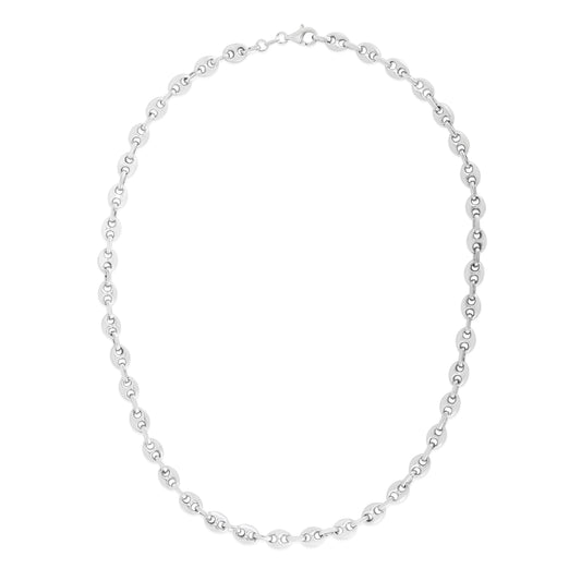 Royal Chain Silver 6.4mm Lite Puffed Mariner Chain AGPG030