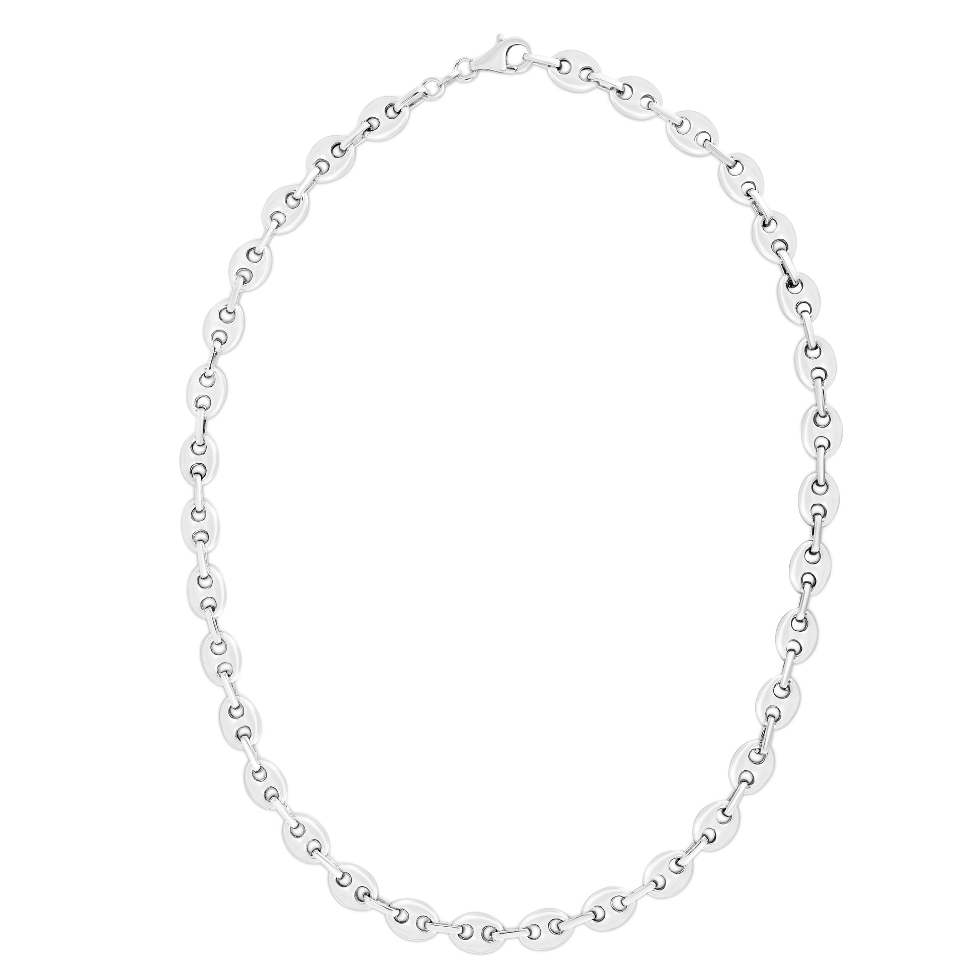 Royal Chain Silver 7.8mm Lite Puffed Mariner Chain AGPG040