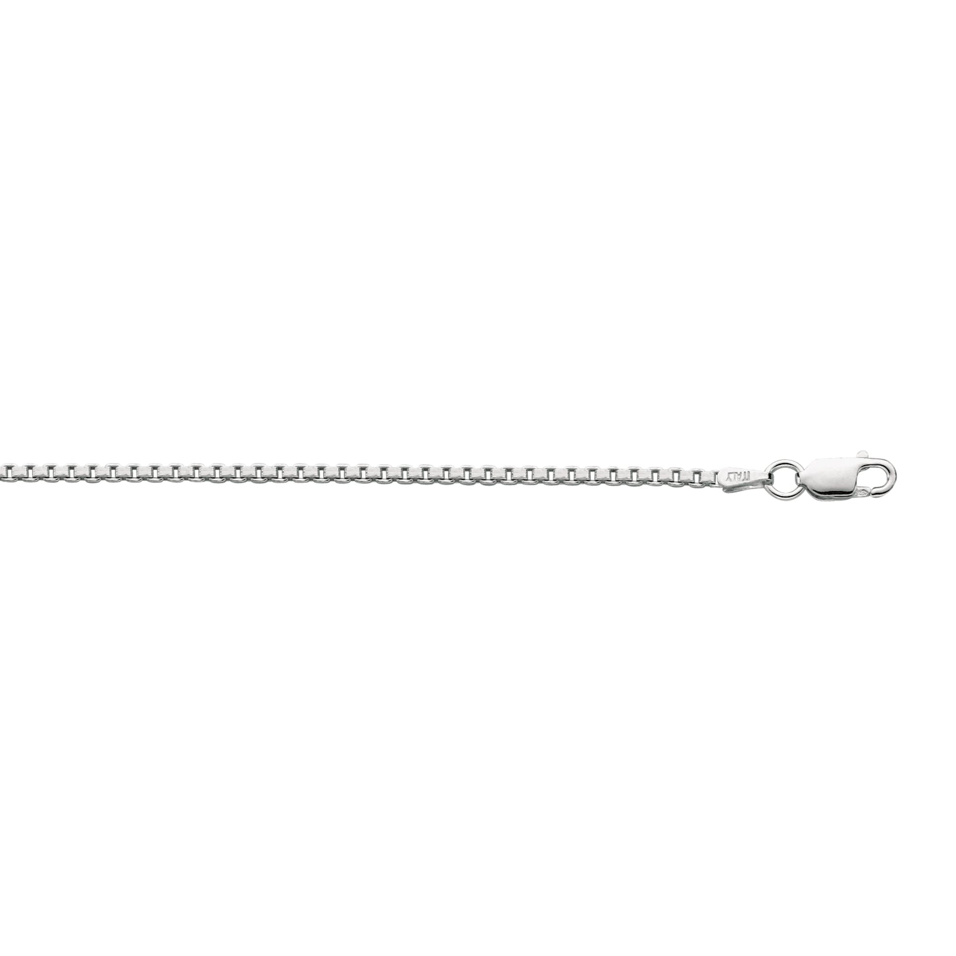 Royal Chain Silver 1.8mm Classic Box Chain AGRBOX035