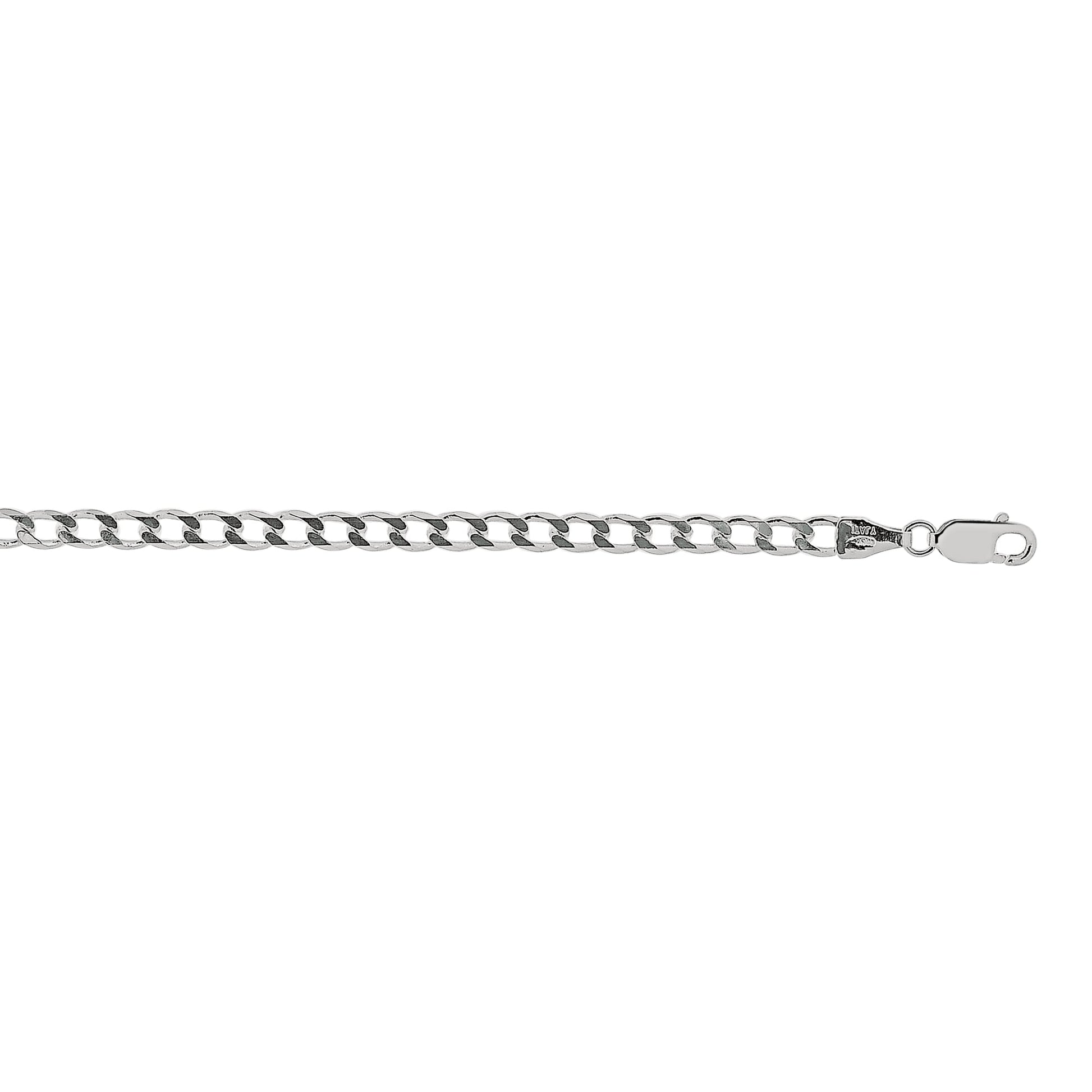 Royal Chain Silver 3.7mm Comfort Curb Chain AGRCRB100