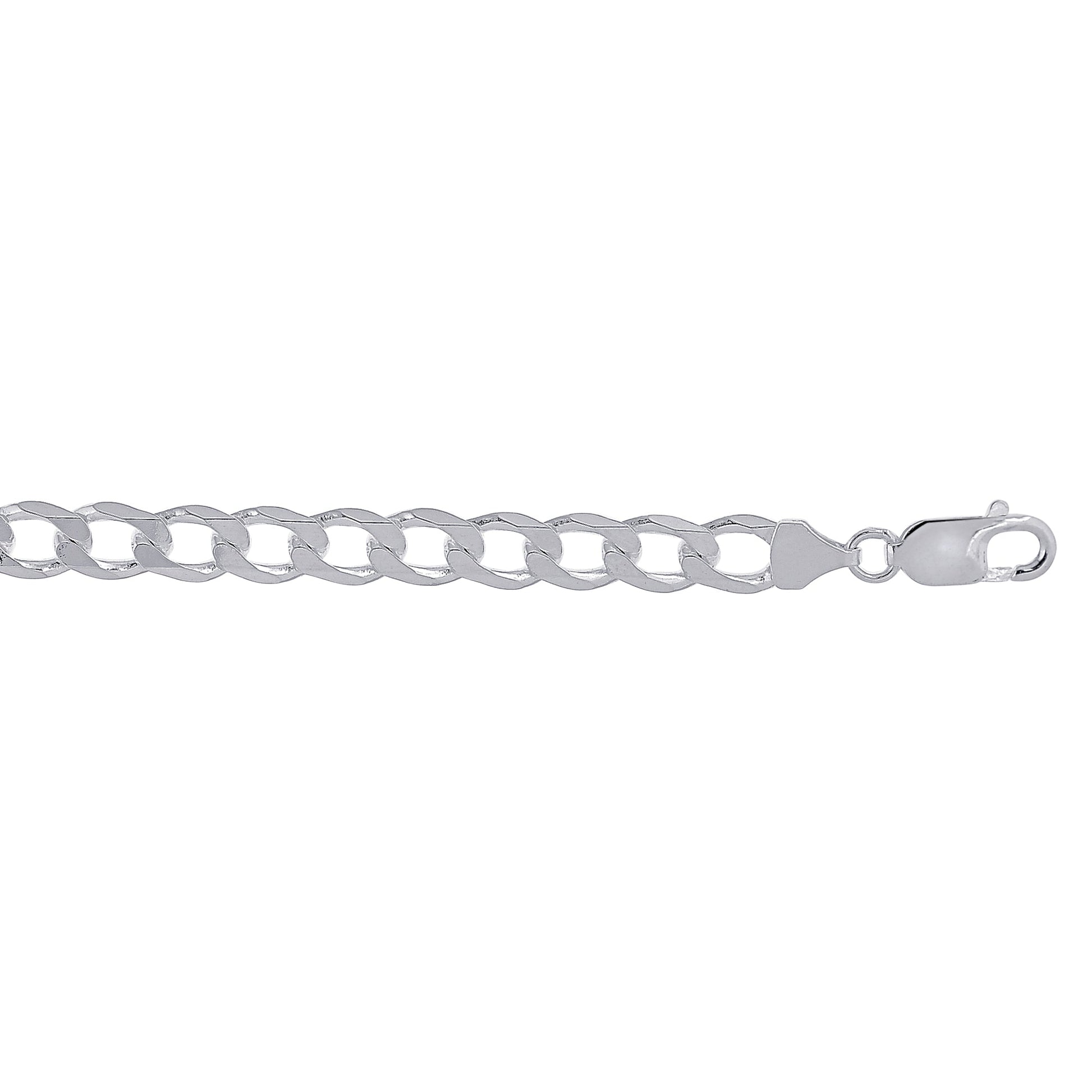 Royal Chain Silver 7.8mm Comfort Curb Chain AGRCRB200