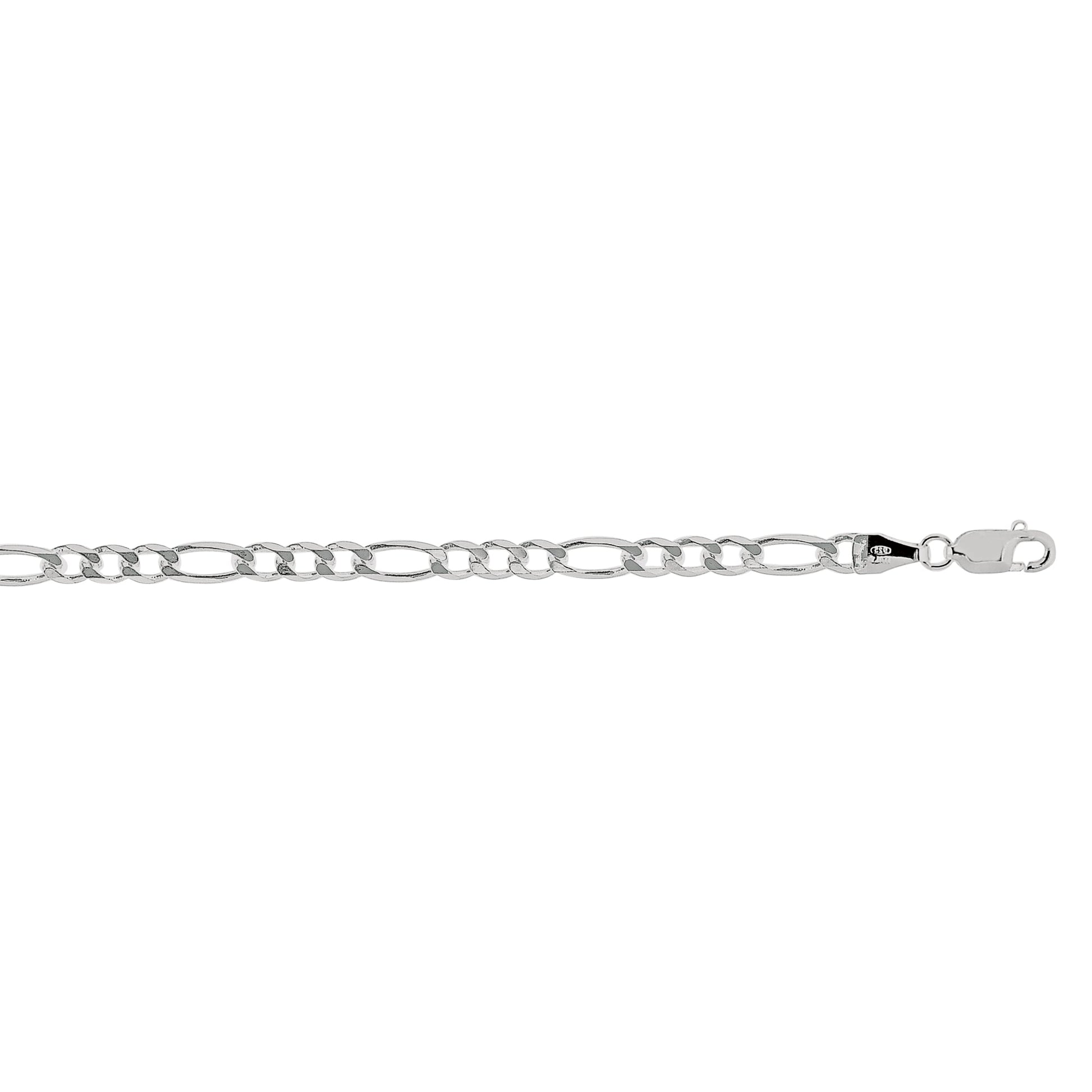 Royal Chain Silver 3.7mm Figaro Chain AGRFIG100