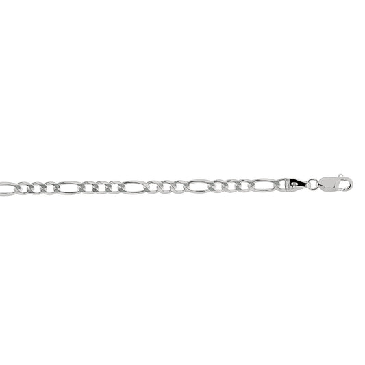 Royal Chain Silver 3.7mm Figaro Chain AGRFIG100