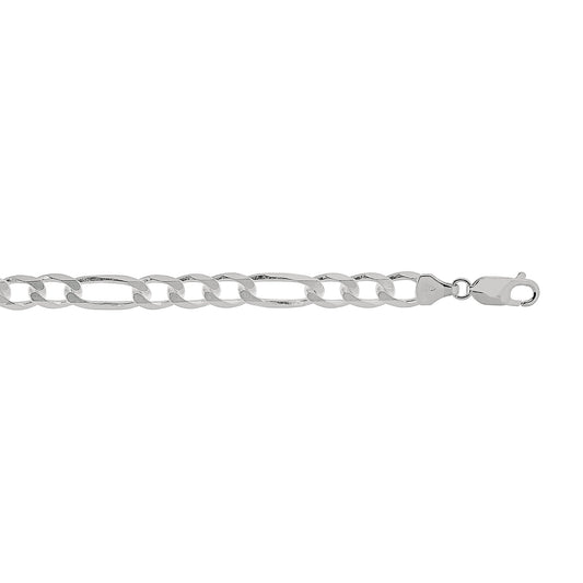 Royal Chain Silver 7mm Figaro Chain  AGRFIG180