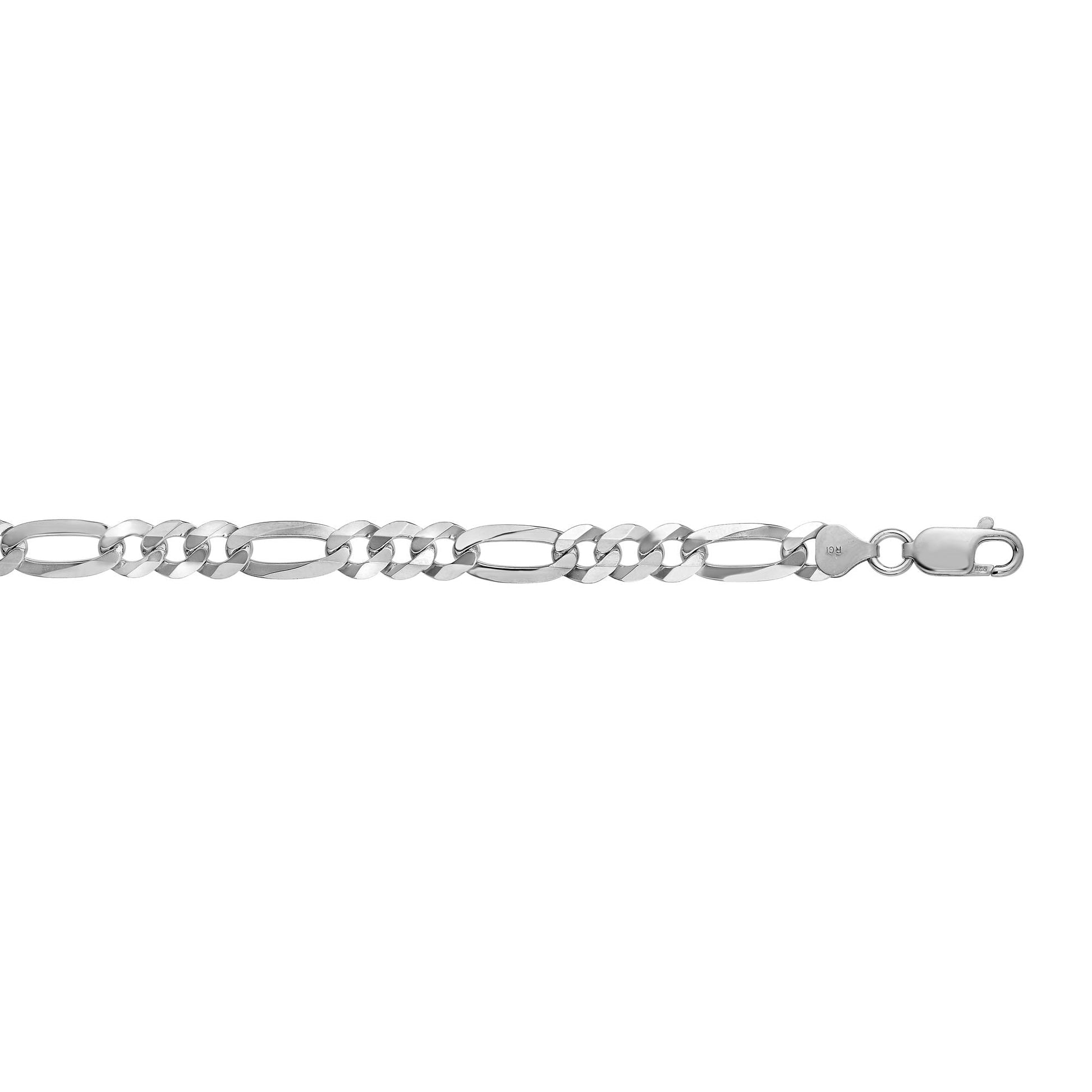 Royal Chain Silver 7.8mm Figaro Chain AGRFIG200