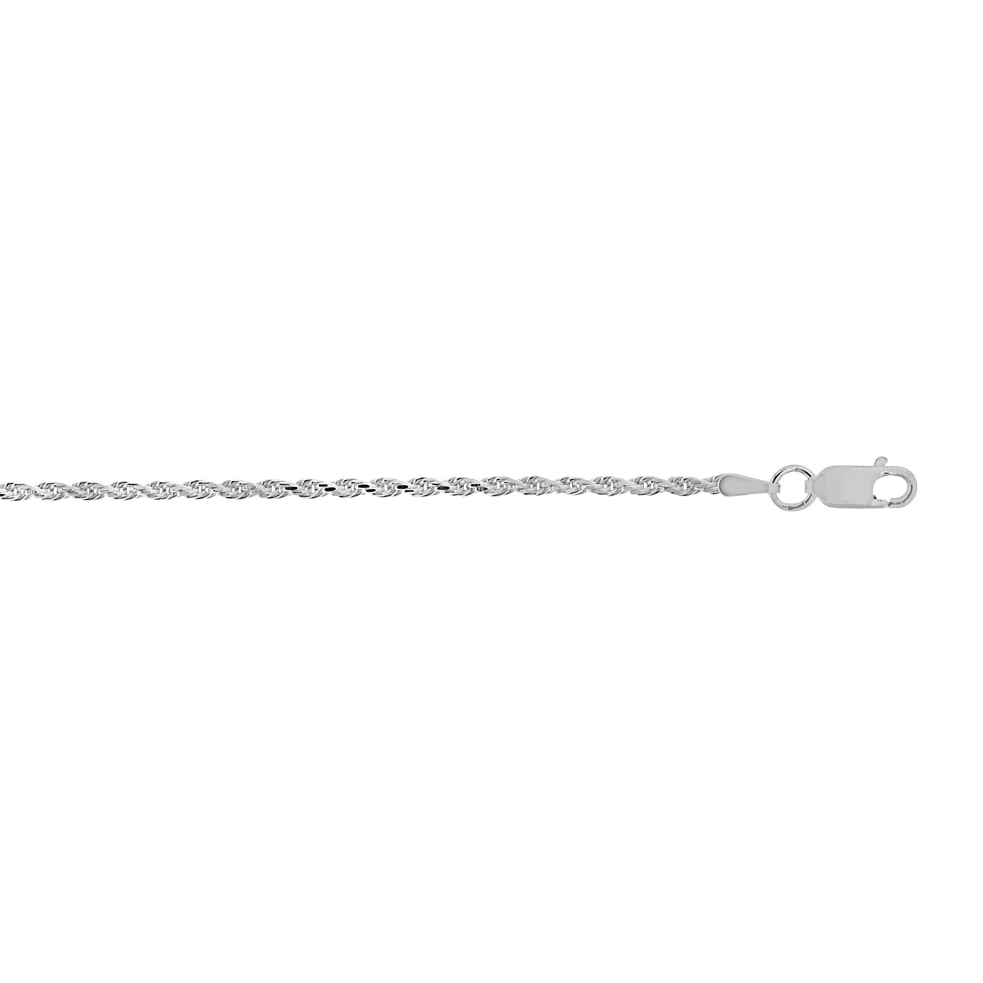 Royal Chain Silver 1.8mm Rope Chain AGRROY040
