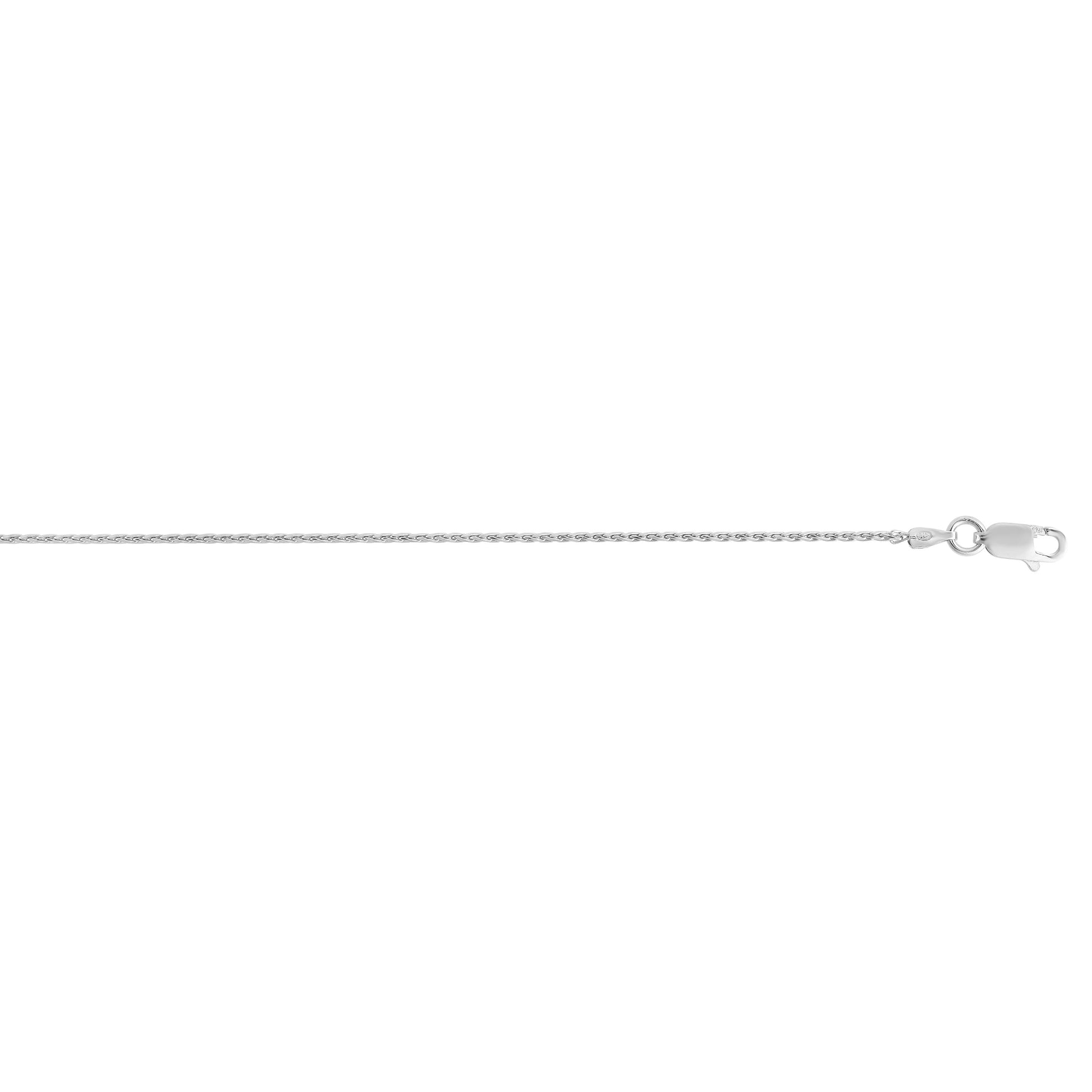 Royal Chain Silver 1.1mm Diamond Cut Wheat Chain AGRSP035