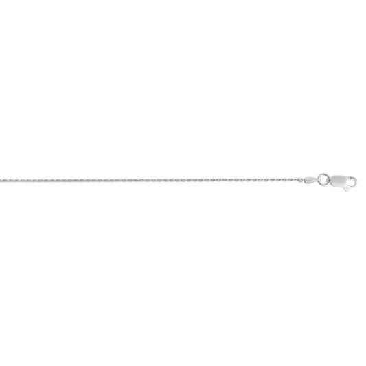 Royal Chain Silver 1.1mm Diamond Cut Wheat Chain AGRSP035
