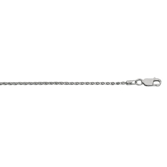 Royal Chain Silver 1.5mm Diamond Cut Wheat Chain AGRSP045