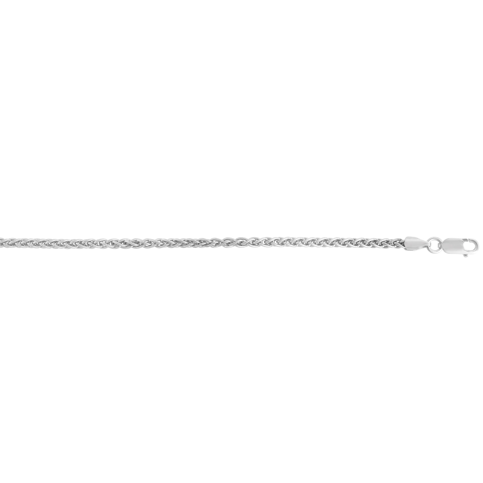 Royal Chain Silver 2.6mm Wheat Chain AGRW060