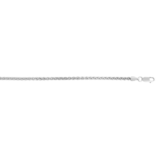 Royal Chain Silver 2.6mm Wheat Chain AGRW060