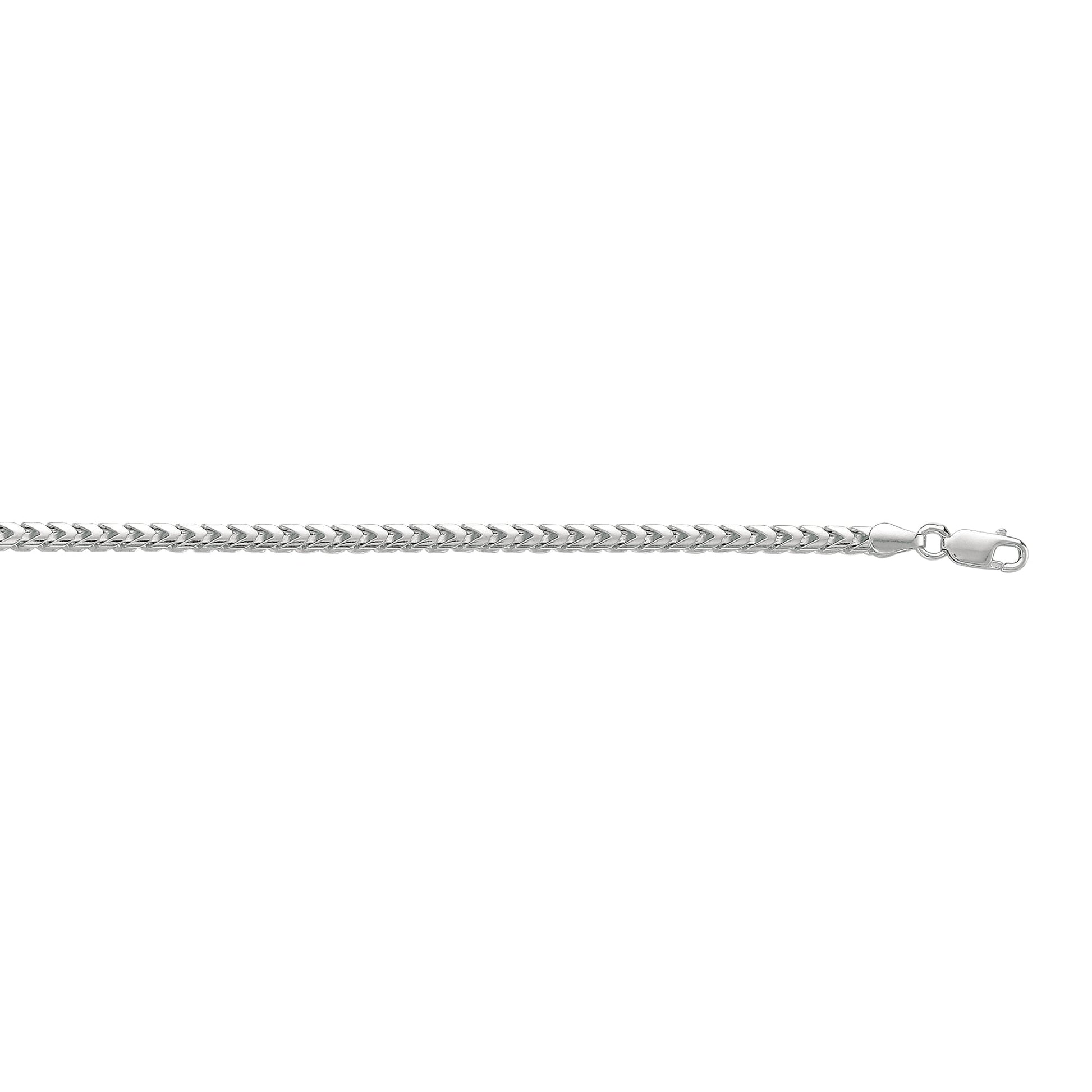 Royal Chain Silver 3.15mm Round Franco Chain AGW348